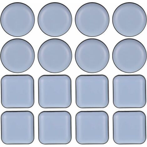 16 Pcs Self-Adhesive Teflon Furniture Glides Teflon Glider Pads Professional Glider Chair to Protect Laminate Parquet and Carpet Furniture Protection (1/5)