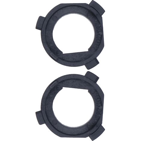 Lampenadapter (2er-Pack): klein, kompakt, stabil, zuverlässig, robust, langlebig und leicht austauschbar. Scheinwerferhalterung für H1- und K7-Lampen. (1/5)