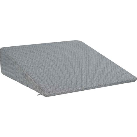 Wedge Pillow 69 x 64 x 19 cm Medium Memory Foam Grey vidaXL (1/5)