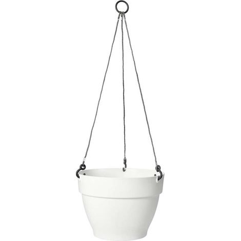 Elho Vibia Campana Hanging Basket 26 White Vaso Rotondo (1/5)
