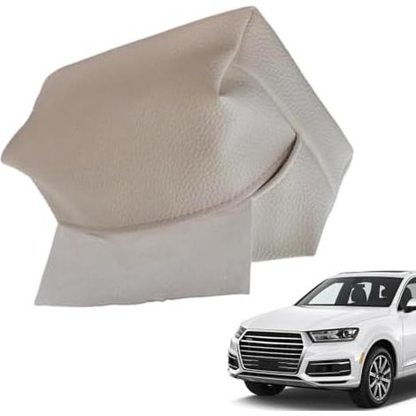 Porte-serviettes magnétique carré en cuir PU pour voiture Boîte à mouchoirs pour pare-soleil de voiture, camion, camping-car, berline, tableau de bord, console, accoudoir (1/5)