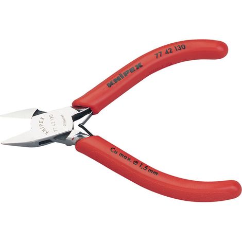 Knipex 130mm Full Flush Electronics Diagonal Cutting Nipper (Model 27729) (1/5)