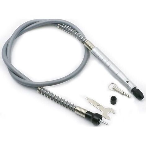 Tige flexible Ulisem, tige de foret flexible de 3,2 mm/1/8 po pour extension et extension de longueur, adaptateur d'arbre pour outil multifonction rotatif (1/4)
