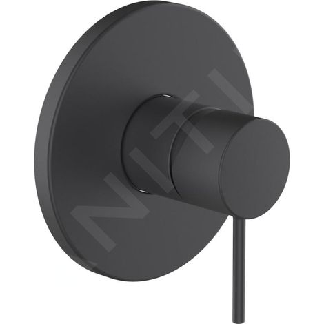 Laufen Twinplus Slim - Mitigeur de douche encastré, noir mat HF505478428000 (1/2)