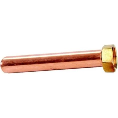 Tubetto Rame Ø14 Con Cartella E Dado 1/2"