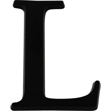 Lettre L Noire Hauteur 60mm - 4622644 (1/2)