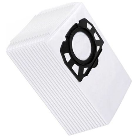 Lot de 15 sacs d'aspirateur pour Kärcher 2.863-006.0 sacs filtrants en non-tissé 487 WD4 WD5 WD6 WD5P WD6P Premium MV4 MV5 MV6 pour aspirateur humide et sec, (1/5)