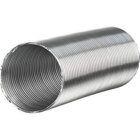 Tubo Fepre Flex Argentato Semirigido 1,5 m Alluminio Ø 10 cm