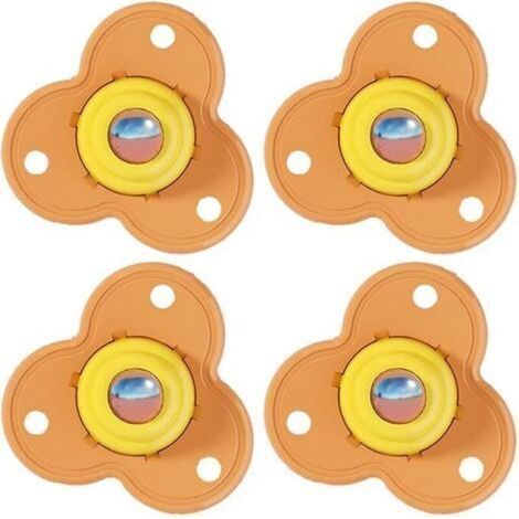 Mini roues pivotantes auto-adhésives 360° pour meubles - Lot de 4 (1/5)