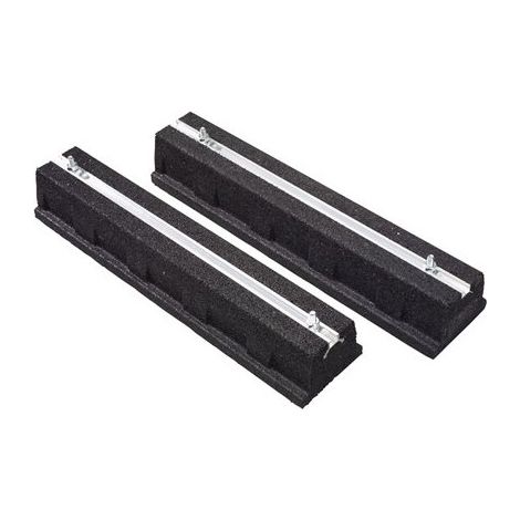 Supports sol caoutchouc noirs pour chauffe-eau thermodynamique (809531)
