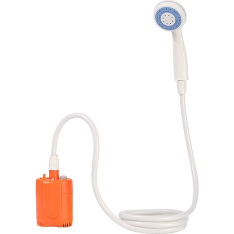 Campingdusche, tragbare Außendusche, elektrische Handbrause, wiederaufladbare elektrische Duschpumpe (1/5)