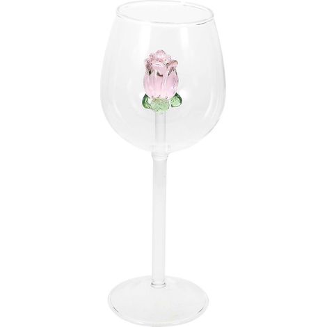Gobelet en verre réutilisable pour le vin, compatible avec un usage domestique, couleurs assorties (1/5)