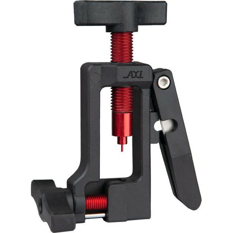 vélo hydraulique frein à disque，huile aiguille pilote outil tuyau coupe câble，noir et rouge (1/5)