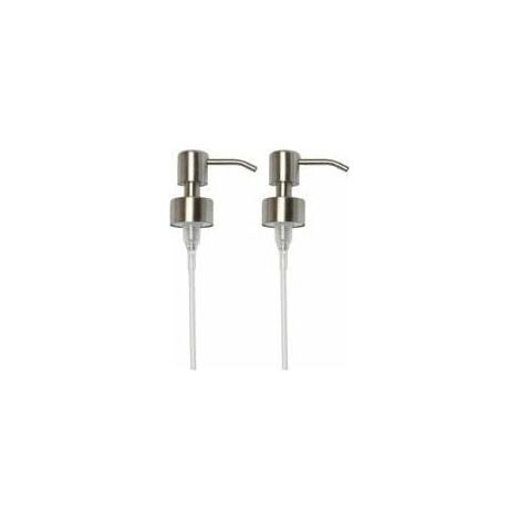 28mm Liquid Soap Dispenser Pump Replacement Parts - Brushed Stainless Steel MUMU