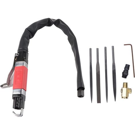 Lime pneumatique avec interrupteur à bouton-pression Machine de meulage pneumatique Outils de quincaillerie 6,2 bar 90 psi (1/4)