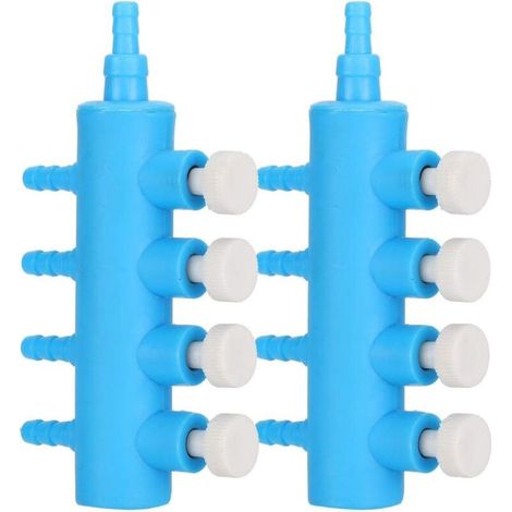 Stück Aquarium-Luftverteiler, einstellbarer Luftschlauchverteiler, Aquarium-Sauerstoffpumpen-Adapteranschlüsse für Aquariumpumpe, Aquariumzubehör