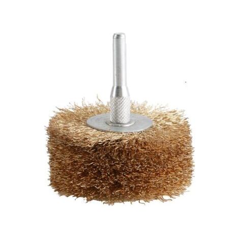 Brosse métallique rotative 3,75 mm – Acier rapide revêtu de laiton – Pour nettoyage et ébavurage des surfaces métalliques – Compatible perceuses (1/5)