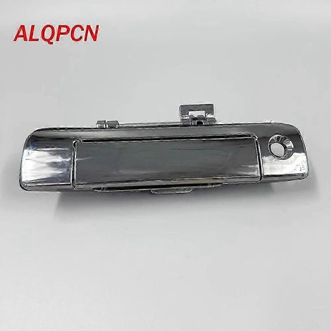 Hayon chromé avec poignée à trou de serrure et loquet d'ouverture de coffre pour pick-up Isuzu D-Max 2012-2015 (1/5)