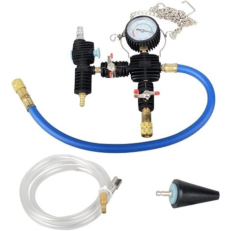 Cooling System Bleed Device Fill and Bleed Tester Car Radiator Degassing Checker (1/4)