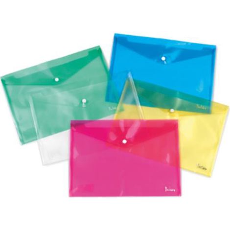 Plastidea 7017 Buste Bottone Cf5 5 Pezzi 14.5X10 Multicolore