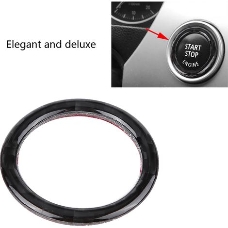 Motorstartring aus Kohlefaser für BMW E90/E92/E93, dekorativer Rahmen für den Startknopf
