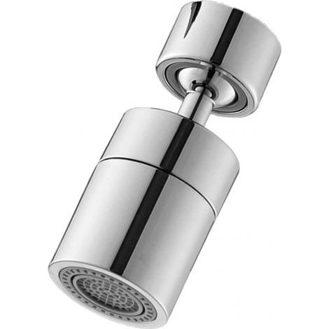 360 Degree Faucet Aerator, Water Saving Filter, Swivel Kitchen Faucet Head, 2 Modes Adjustable Shower Head Filter Sprayer, Kitchen Water Saver, Dual Function Rotation (1/5)