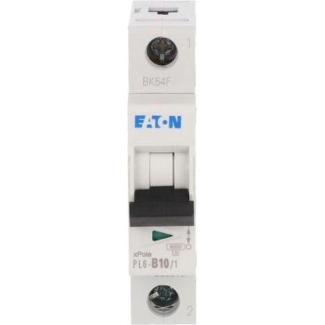 Interruttore automatico 1P B 10A 6kA AC PL6-B10/1 286519