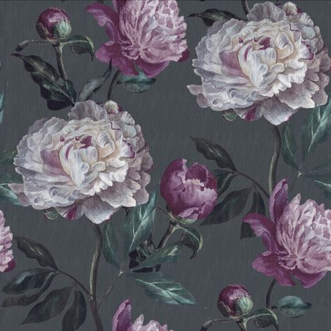 Vliestapete - Peony - 10m x 52cm (1/3)