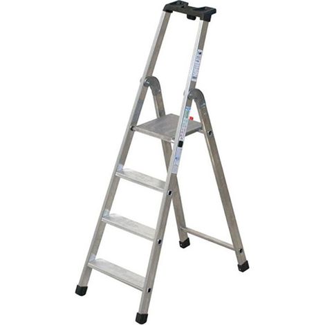 Scala in alluminio Professional - Facal Quadra - Varianti: Q50/4 - 4 gradini (1/5)
