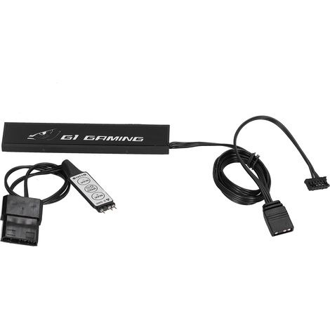 Carte Graphique RGB avec Effets Lumineux Dynamiques, Connecteurs 3pin/6pin, Compatible Carte Mère 5V ARGB, Composant PC Gamer (1/5)