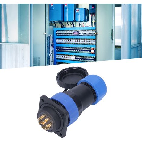 SP28 Vierloch-Quadratstecker, IP68 wasserdicht, für die Luftfahrt, Stecker und Buchse, 380 V, 25 A, 8 Pins (1/5)