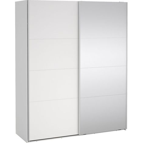Catania Schiebetürenschrank 2 Türen 180x220cm weiß. (1/5)