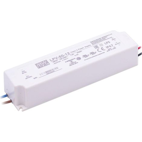 Mean Well LPV-60-12 Netzteil 60W 12V 5A IP67 Schaltnetzteil CV (1/4)