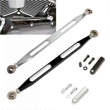 CNC-gefräste 330-mm-Schaltgestängeabdeckung für Harley-Davidson Touring, Electra Glide, Softail, Dyna, Fat Boy, Road King und Street Glide (1/4)