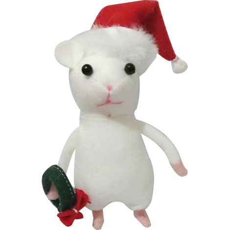Souris d'Halloween avec citrouille (style peluche B) (1/2)