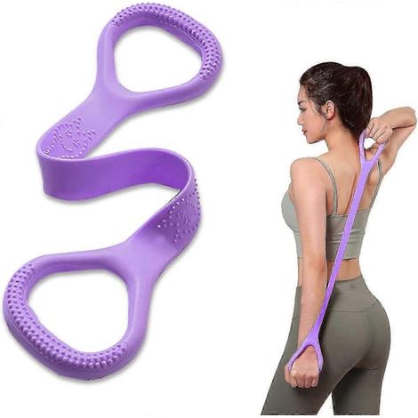 Bandes de résistance en forme de 8 (2025), corde élastique pour l'entraînement des bras, du dos et des épaules, exercices de fitness pour les jambes et les mains, appareil d'entraînement des bras pour (1/5)