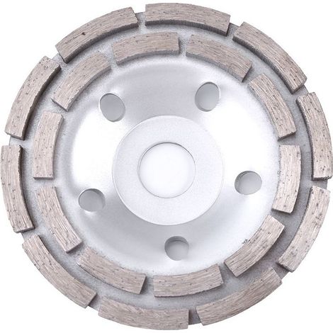 Disque sablage double – diamant double rangée – 65Mn – 125mm – pierre / asphalte / céramique (1/3)
