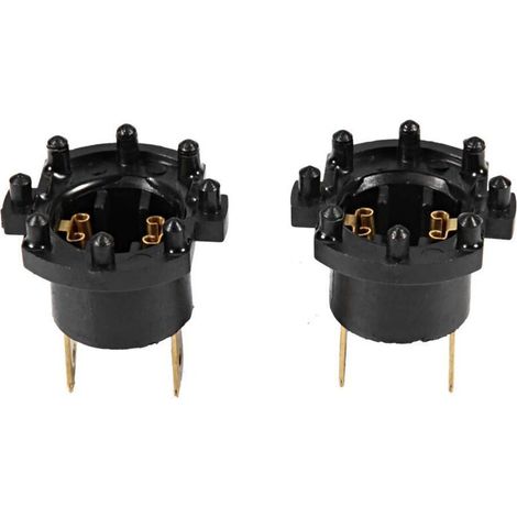 1 paio di adattatori per portalampada faro H7, staffe di fissaggio, adattatori per portalampada faro per 3 5 323 B28V510A3, non originali