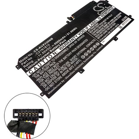 NX - Batterie ordinateur portable compatible Asus 11.55V 4500mAh - 0B200-0209010 (1/4)