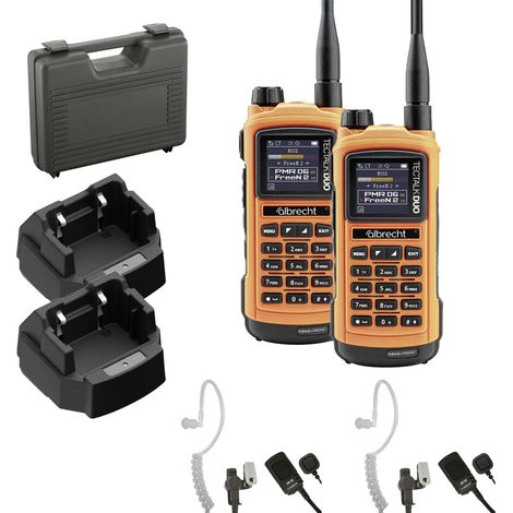 Albrecht Tectalk Duo PMR446 + Freenet 29149.S1 Freenet-Funkgerät 2er Set (1/5)