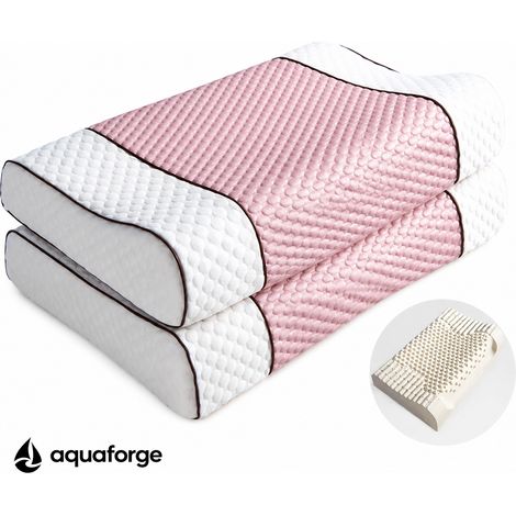 Almofada Cervical Ergonómica Látex Respirável 50 x 30 x 7 cm (1/5)