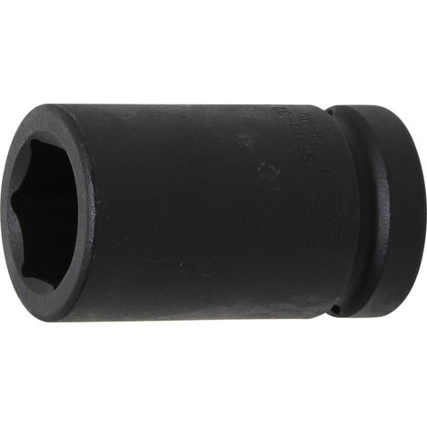 BGS  Vaso  de  impacto  hexagonal  profundo,  accionamiento  cuadrado  interior  25  mm  (1")  SW  32  mm  -  5500-32 (1/3)