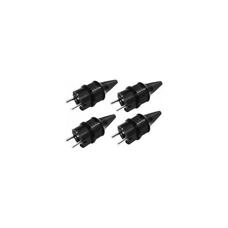 Fiches de rechange prises électriques mâles standard 4 x 16A – Caoutchouc IP44 étanche – Pour environnements humides – 250V (1/5)