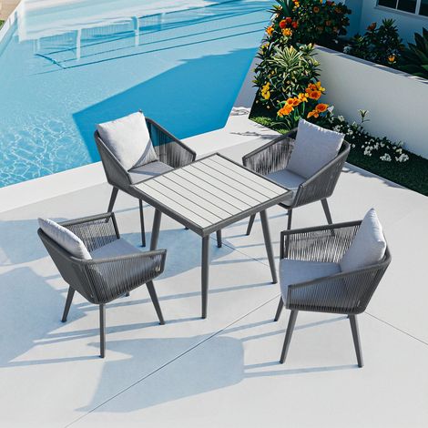 Gartenlounge-Set balkonmöbel set rattan, gartenlounge set rattan gartenmöbel set 4 persons (1/5)