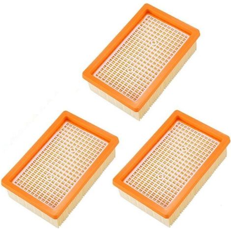 3 PIÈCES SéRies Aspirateur Remplacement Du Filtre pour KARCHER Plissé Plat MV4 MV5 MV6 WD4 WD5 WD6 P PREMIUM WD5 (1/4)
