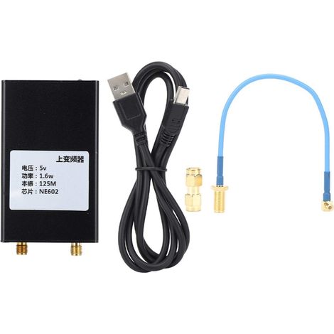 HF-Aufwärtswandler (150 kHz–30 MHz) für SDL RTL2383U-Empfänger, mit NE602-Mischchip, inklusive USB-Anschlusskabel