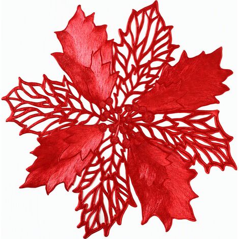 Dessous de plat doré à chaud en PVC pour la table de fête (1/5)