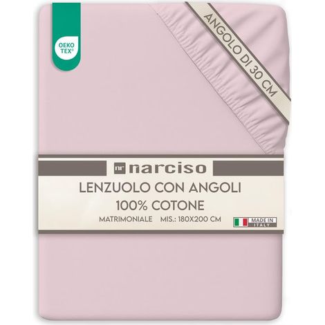 Drap Housse 180x200 Bonnet 30 cm en 100% Coton, Draps Housses de Matelas 180 x 200, Linge de lit Respirant et Hypoallergénique (1/5)