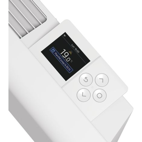 Radiateur electrique Fonte chaleur douce KENYA 5 Horizontal 1000W Blanc - THERMOR 414729