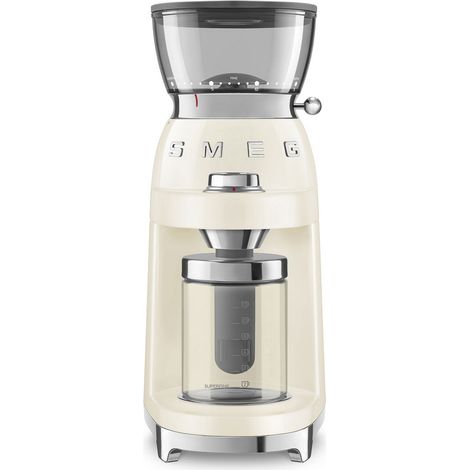 Molino de café multifunción Smeg CGF03CREU con acabado en color crema (1/5)